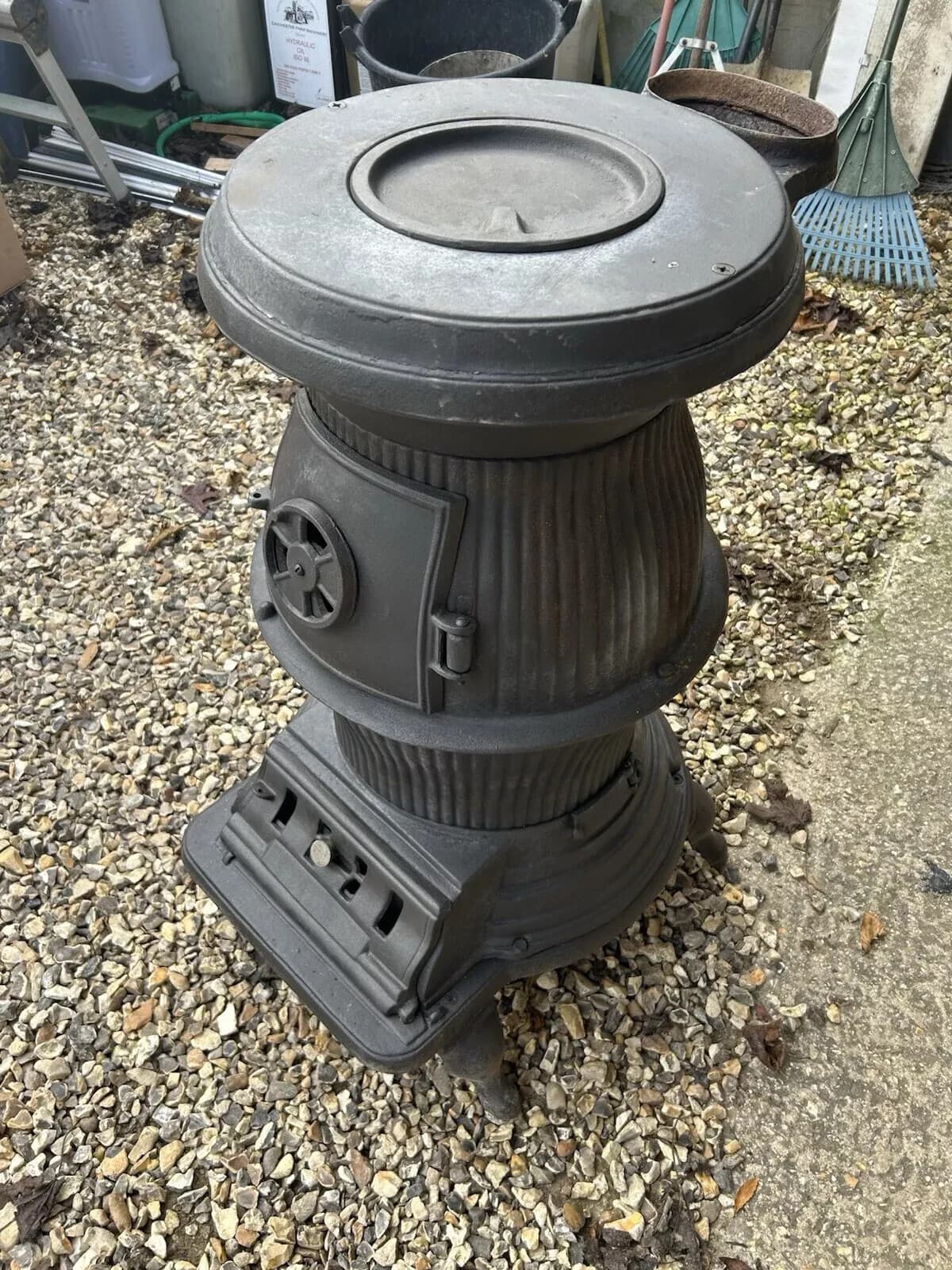 Large pot belly stove MULTIFUEL, 90X50CM  MULTIFUEL, (log,wood+burner) 🚚🚚 3