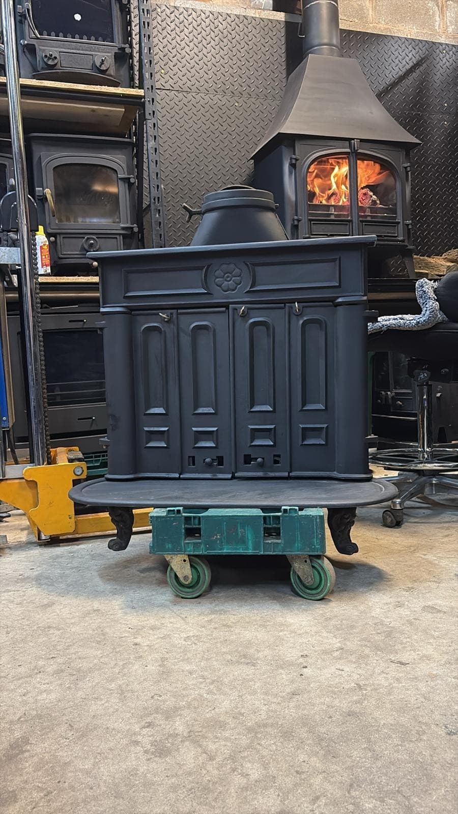 Regency Franklin Stove 10Kw, MULTIFUEL, (log,wood+burner), MEDIUM 75CM 🚚🚚 5