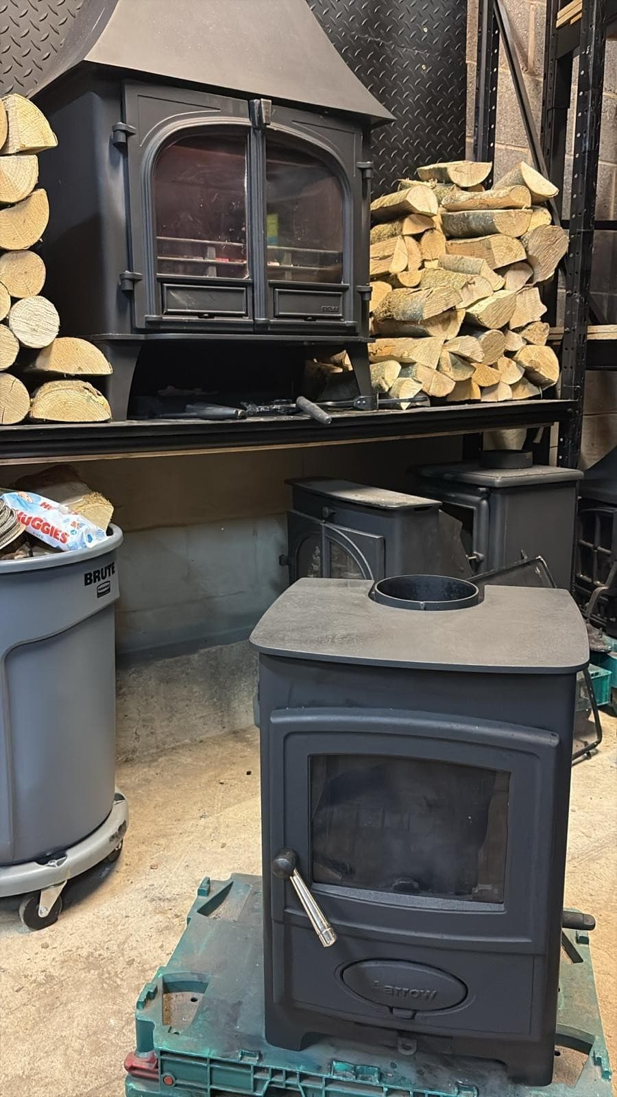 Aarrow Hamlet 4Kw Multifuel Stove, (log,wood,coal+burner)🚚🚚🚚🚚🚚🚚 3