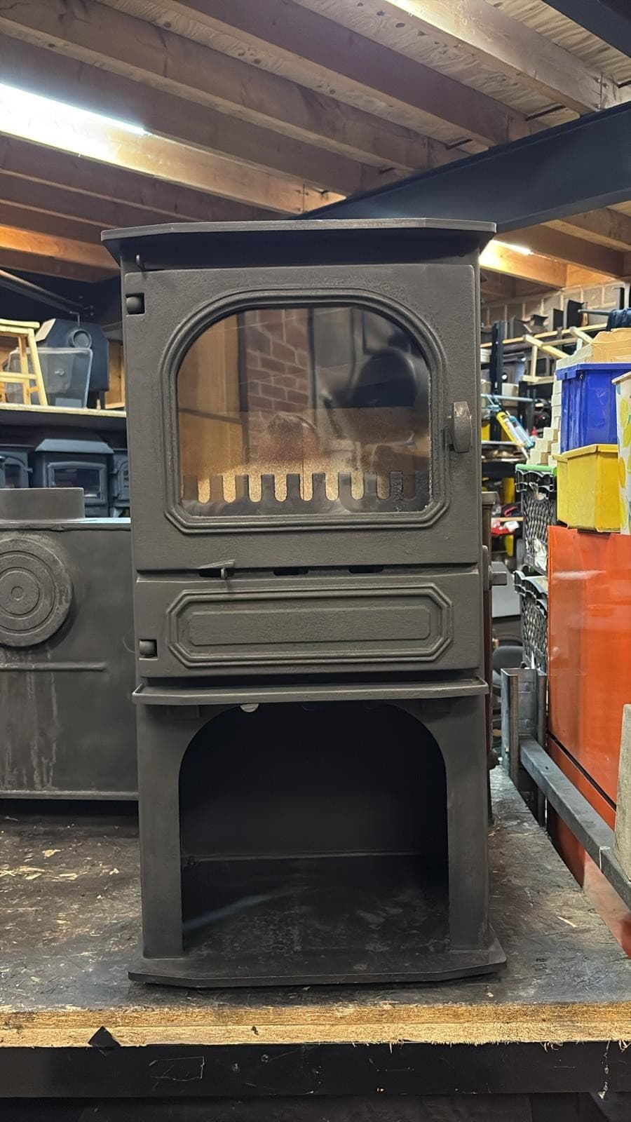 Dunsley Highlander 5 Stove on stand 5kw, , MULTIFUEL, (log,wood+burner) 🚚 4