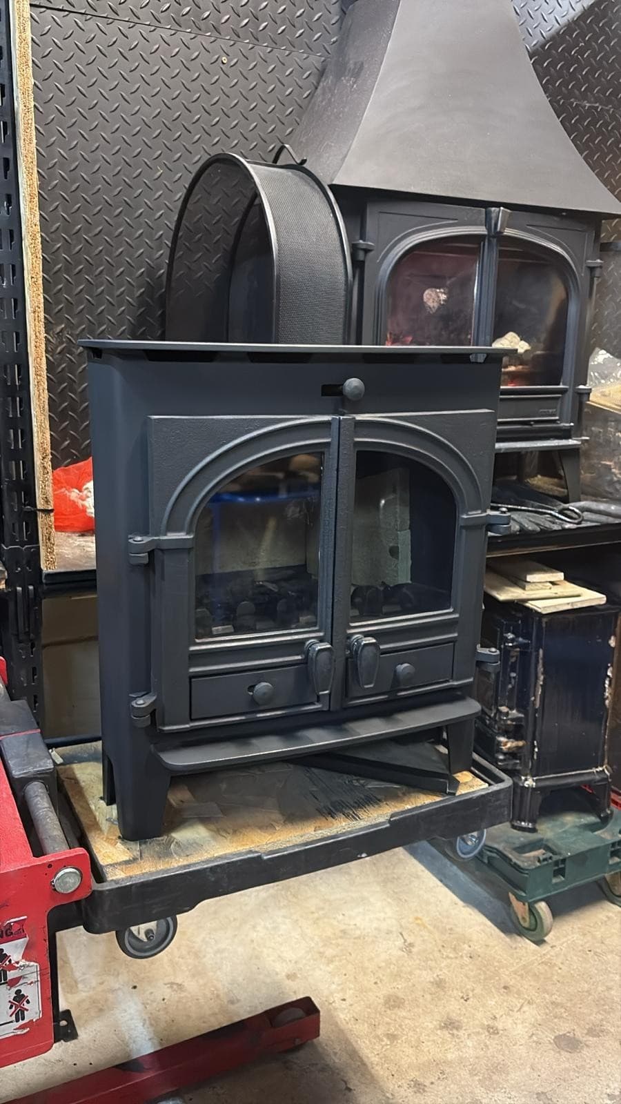 HUNTER Inset Stove 5Kw, Multifuel DELIVERY