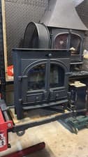 HUNTER Inset Stove 5Kw, Multifuel DELIVERY