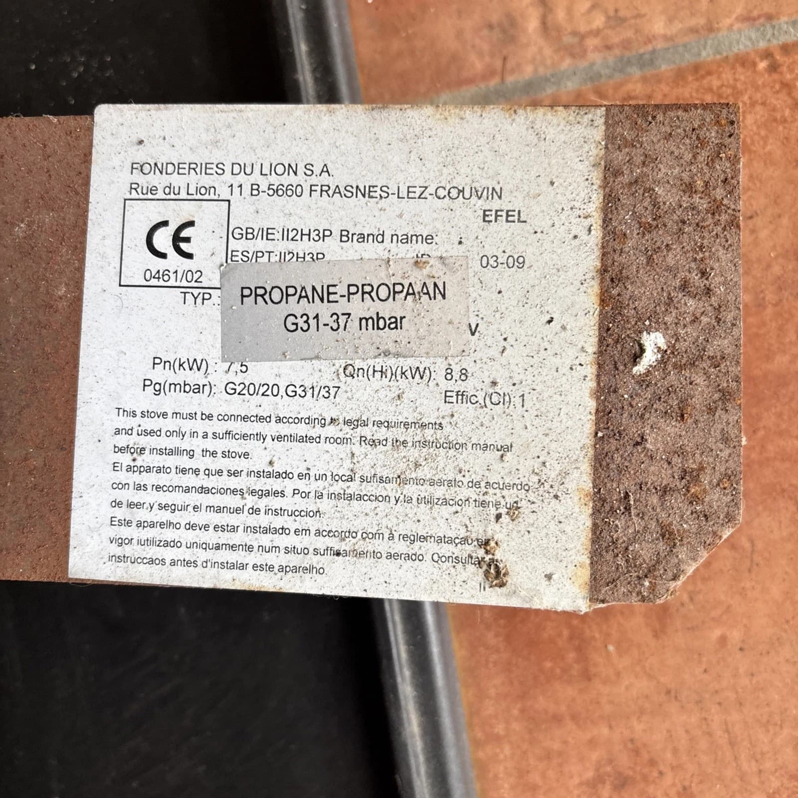 Efel Harmony Stove oil - kerosene -  propane stove - large 5