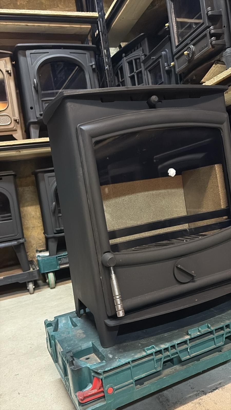 Fireline FX5W Wide Screen 5kW Multi-Fuel Stove  (log,wood+burner), , 🚚🚚🚚 3