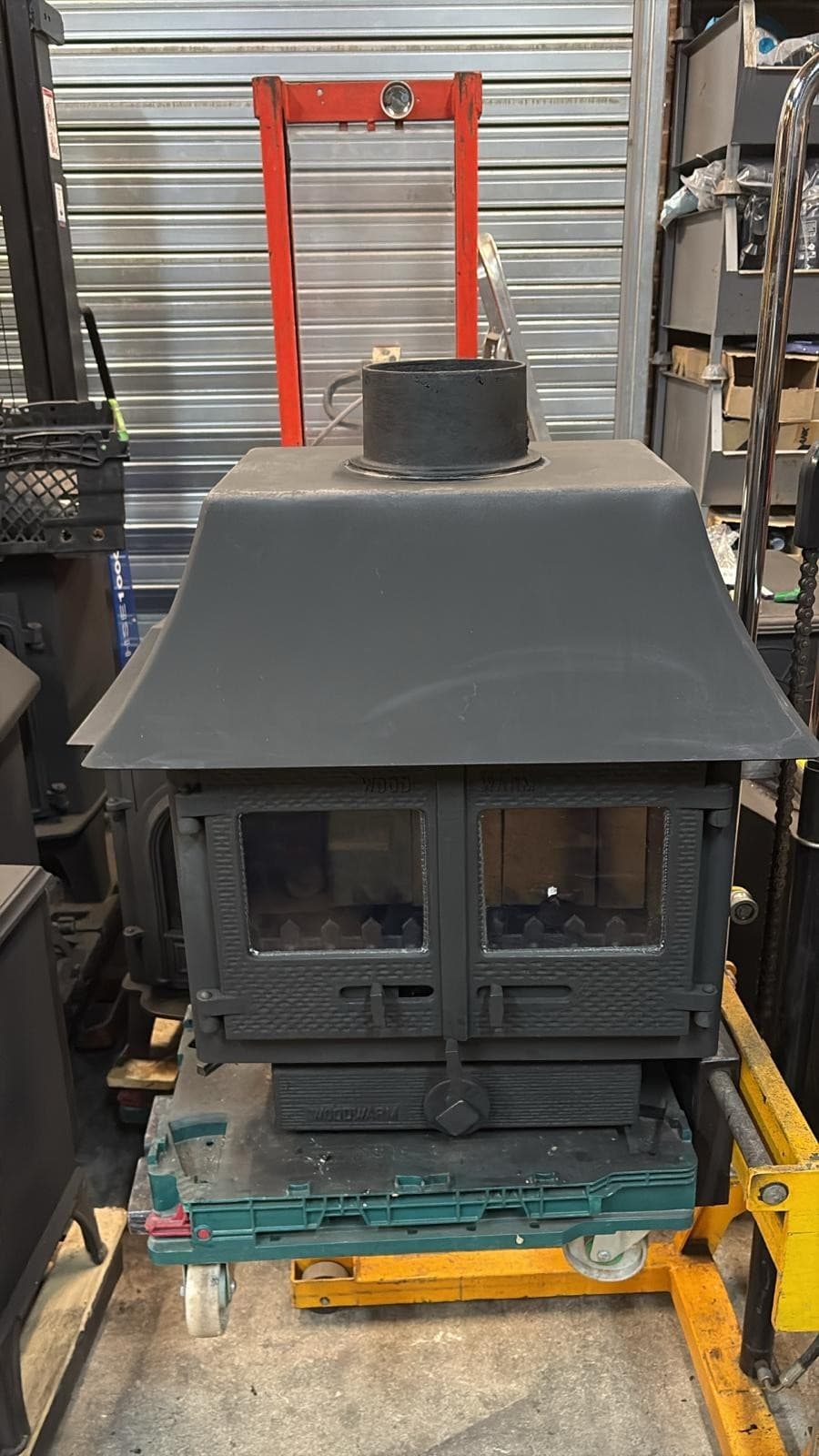 WOODWARM Canopy Stove, 7kW MULTIFUEL, (log,wood+burner), 🚚🚚🚚 3