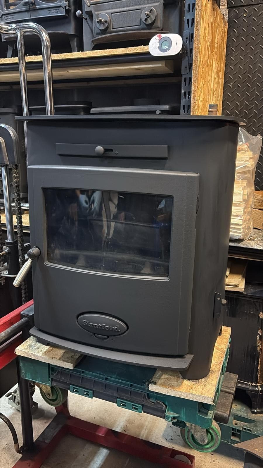 25KW BOILER STOVE Stratford eco Boiler 25, Multifuel, COAL (log,wood+burner) 5
