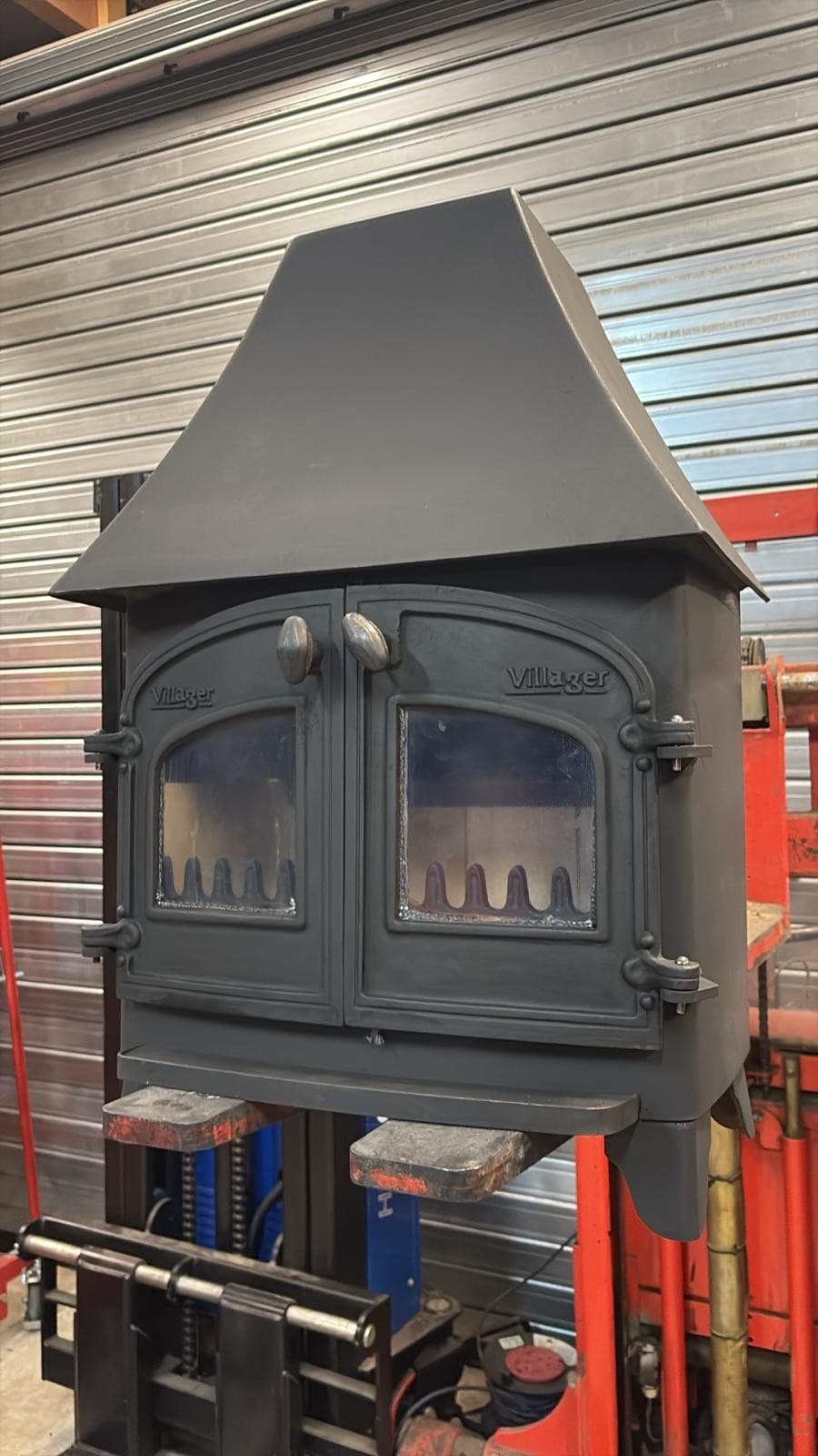 Villager Canopy Stove, 7kW MULTIFUEL, COAL (log,wood+burner),   🚚🚚🚚 5