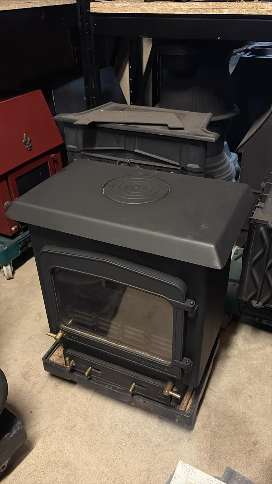 WOODWARM Stove, 8kW MULTIFUEL, COAL (log,wood+burner), 🚚🚚 3