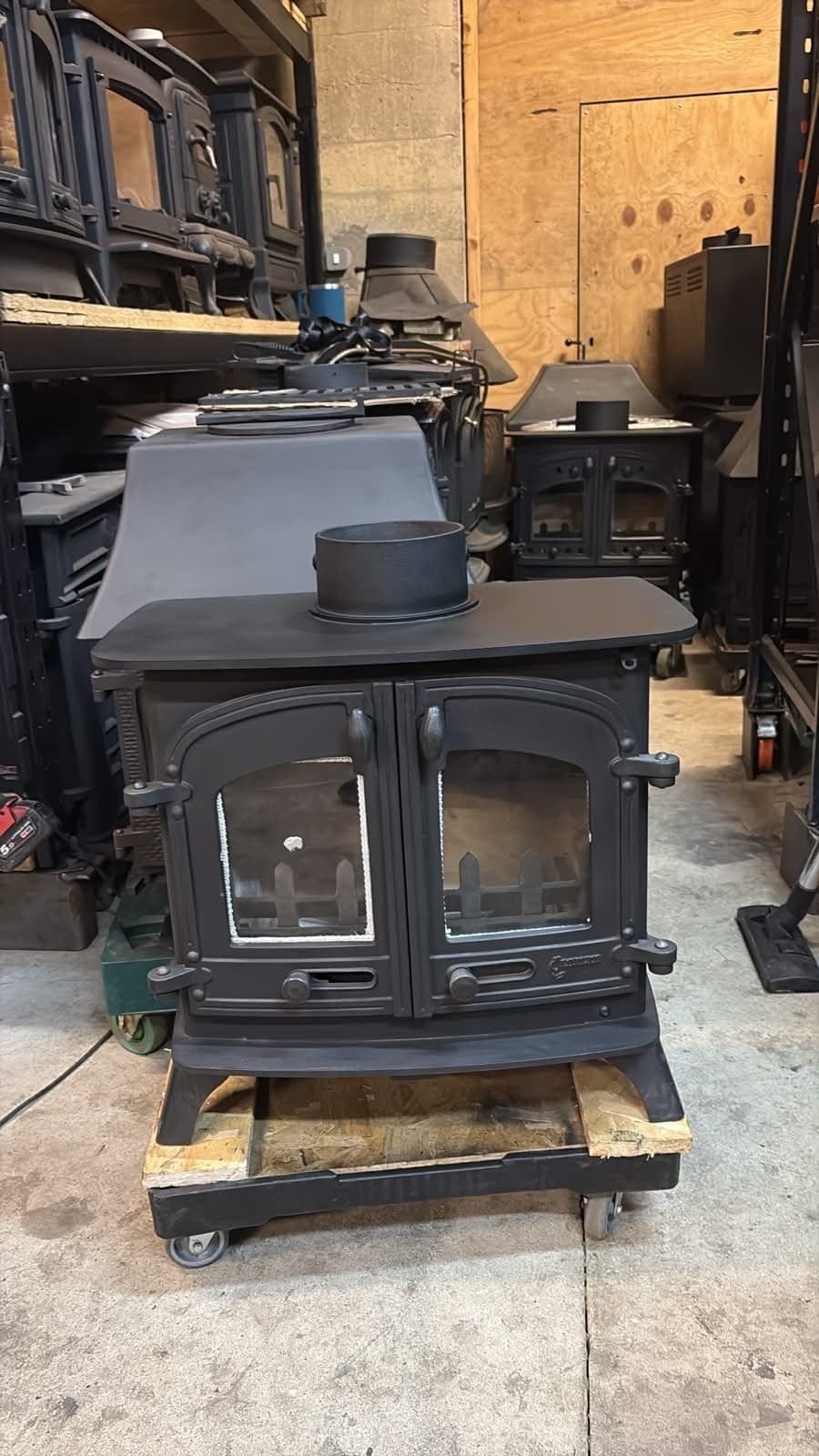 Yeoman EXE Stove 7 Kw, FLAT TOP STOVE, Multifuel,  (log,wood+burner), 🚚🚚 🚚 — view 3