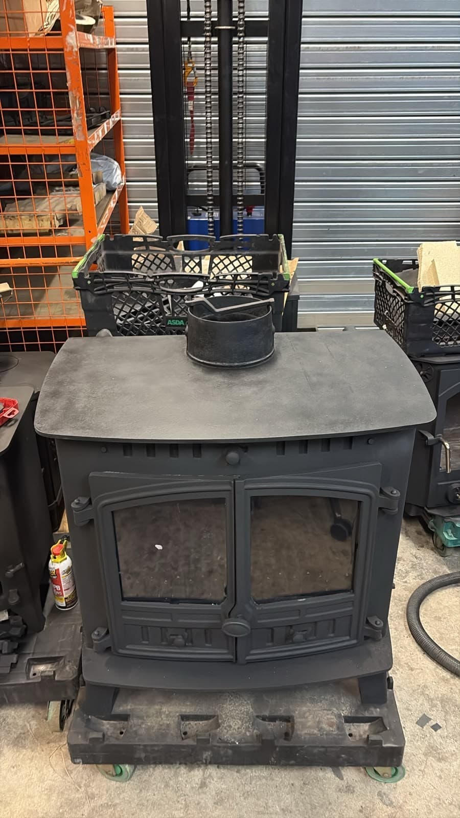 Hunter Herald  80B BOILER Stove, 20KW, MULTI-FUEL, (log,wood+burner) BOILER 🚚🚚 — view 5