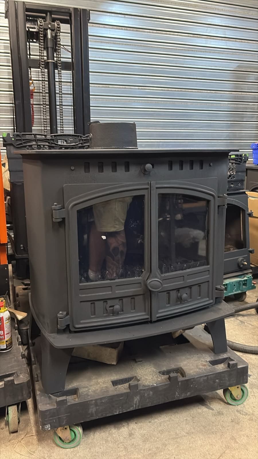 Hunter Herald  80B BOILER Stove, 20KW, MULTI-FUEL, (log,wood+burner) BOILER 🚚🚚 — view 3