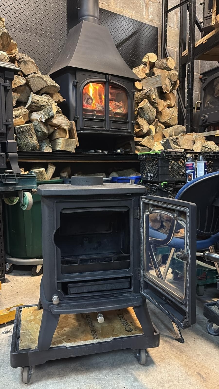 Broseley Cast Iron Stove, 5kW, MULTIFUEL, (log,wood+burner), DEFRA 🚚🚚 3