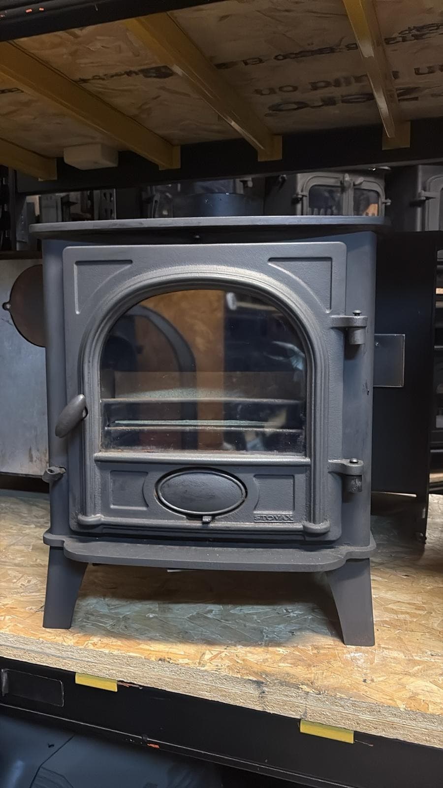 🔥 RESTORED “STOVAX STOCKTON 5” 5KW Multifuel DEFRA stove Wood Log Burner 🔥