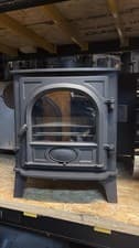 🔥 RESTORED “STOVAX STOCKTON 5” 5KW Multifuel DEFRA stove Wood Log Burner 🔥