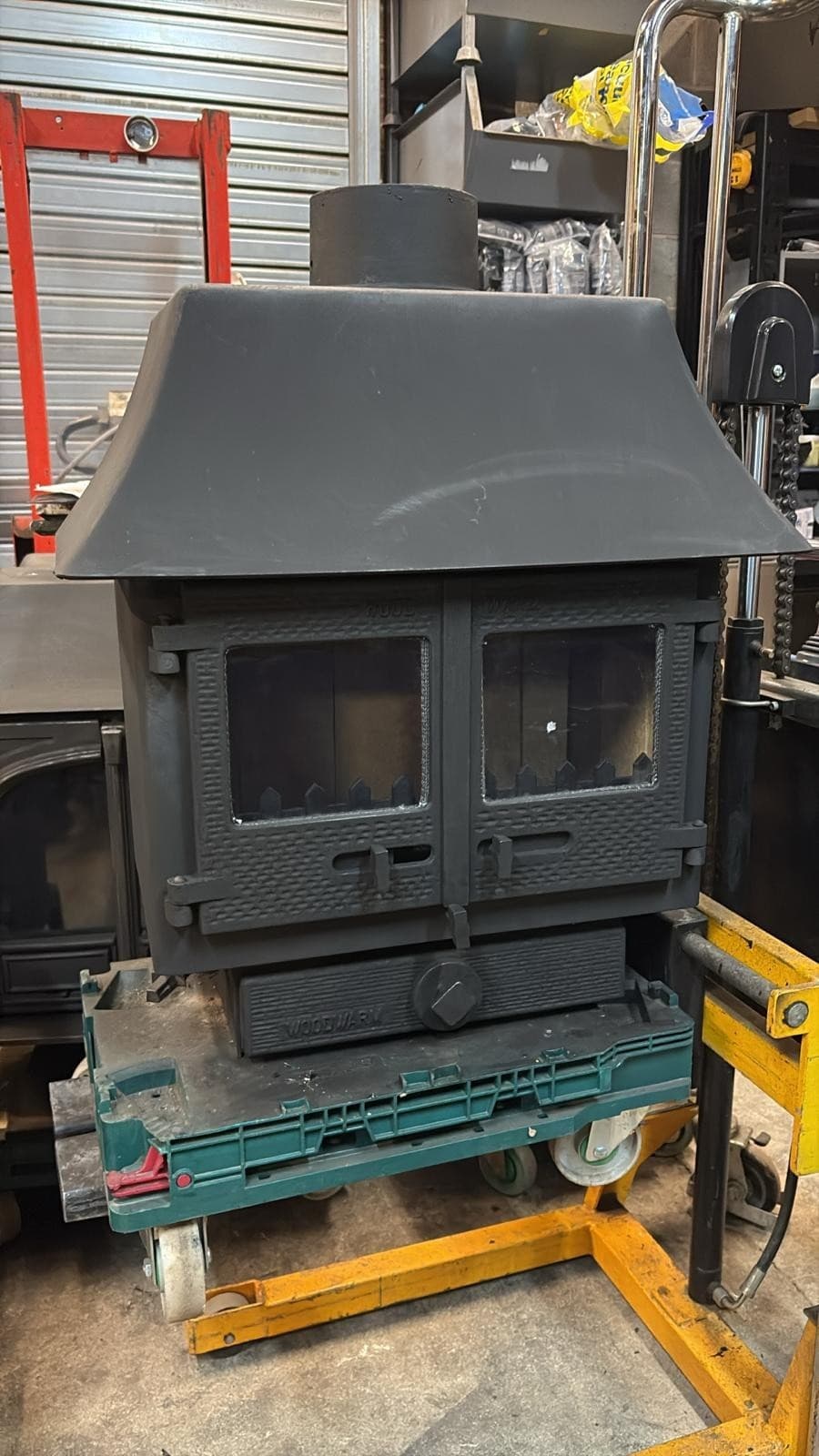 WOODWARM Canopy Stove, 7kW MULTIFUEL, (log,wood+burner), 🚚🚚🚚 5