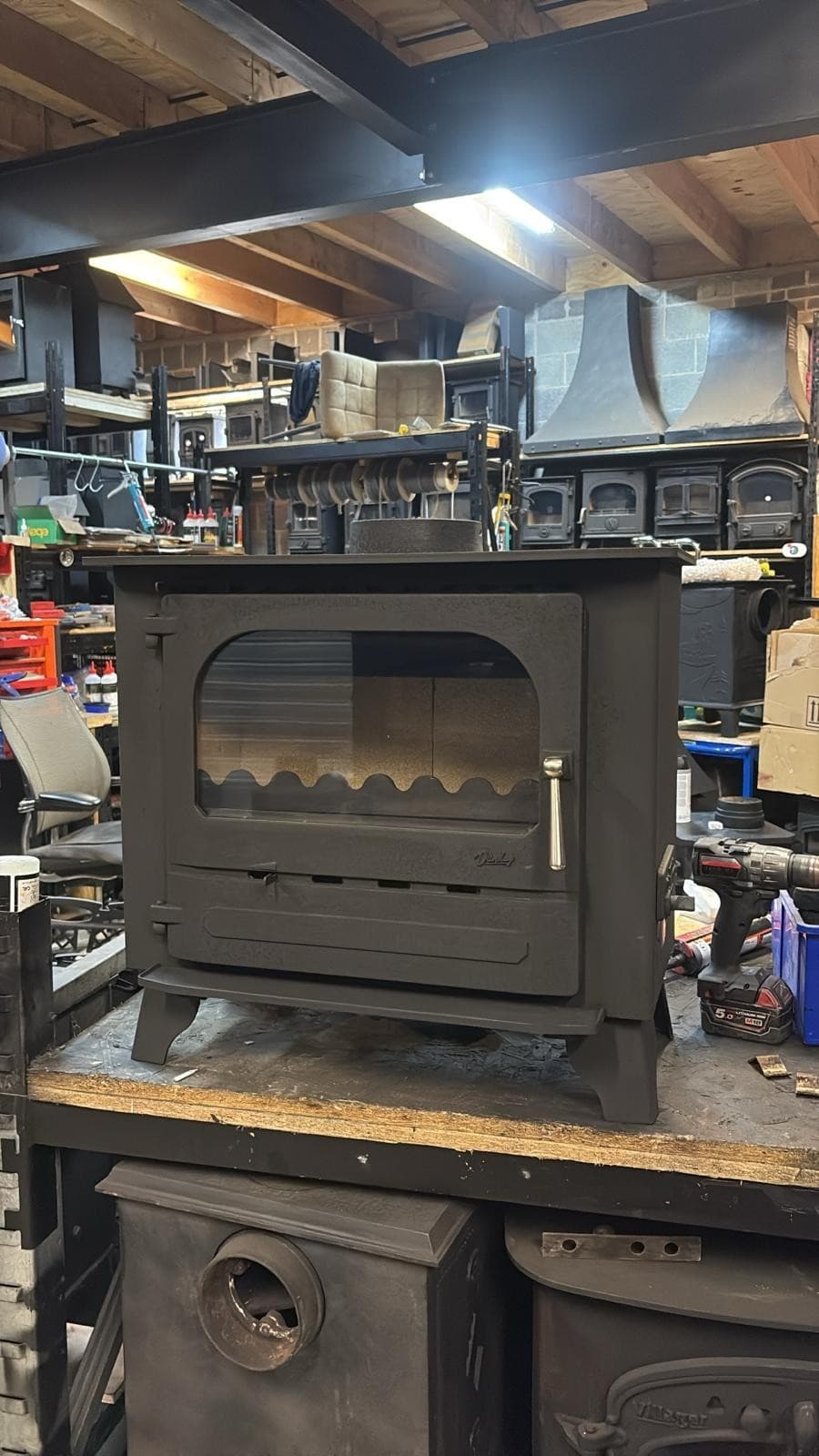 Dunsley Highlander 10 Stove 10kw, MULTIFUEL, (log,wood+burner), 🚚 3