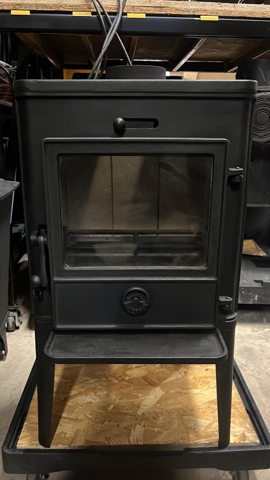 Scan Anderston Scandinavian Scandi, Vintage, Cast iron stove. Restored 2