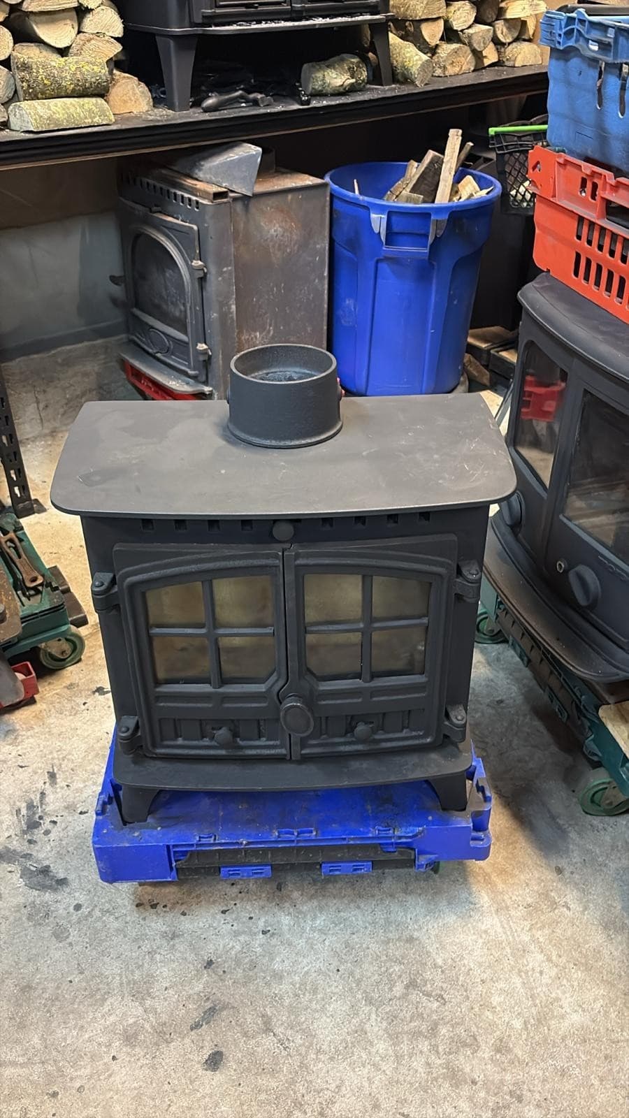 Hunter Herald 5 SLIMLINE  LOG BURNING Stove 8kw, Woodburner (log,wood+burner)🚚 4