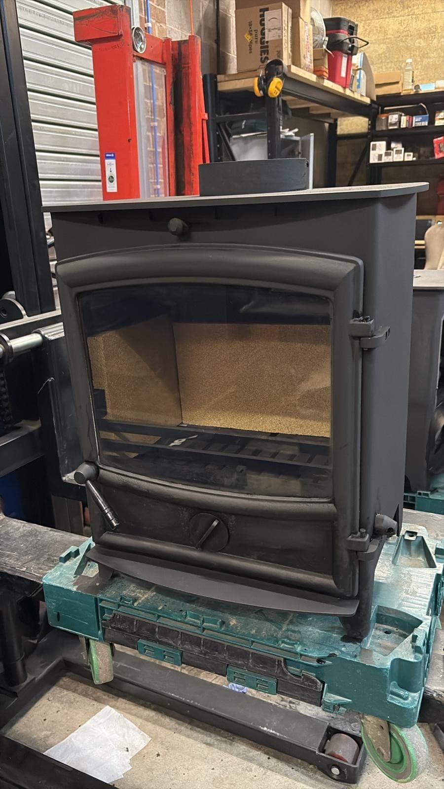 Fireline FX5W Wide Screen 5kW Multi-Fuel Stove  (log,wood+burner), , 🚚🚚🚚 2