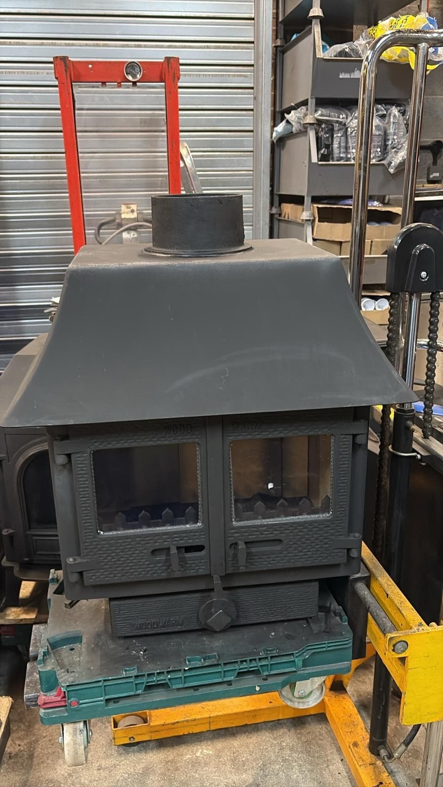WOODWARM Canopy Stove, 7kW MULTIFUEL, (log,wood+burner), 🚚🚚🚚 2