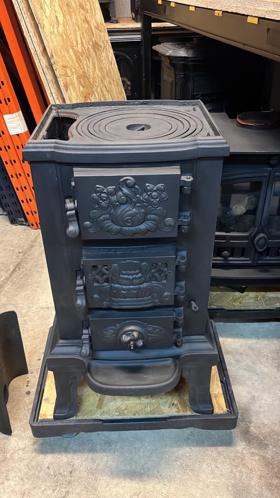 LLANGE SVENDBORD, VINTAGE, CAST IRON STOVE, MULTIFUEL, (log,wood+burner), 🚚🚚🚚 5