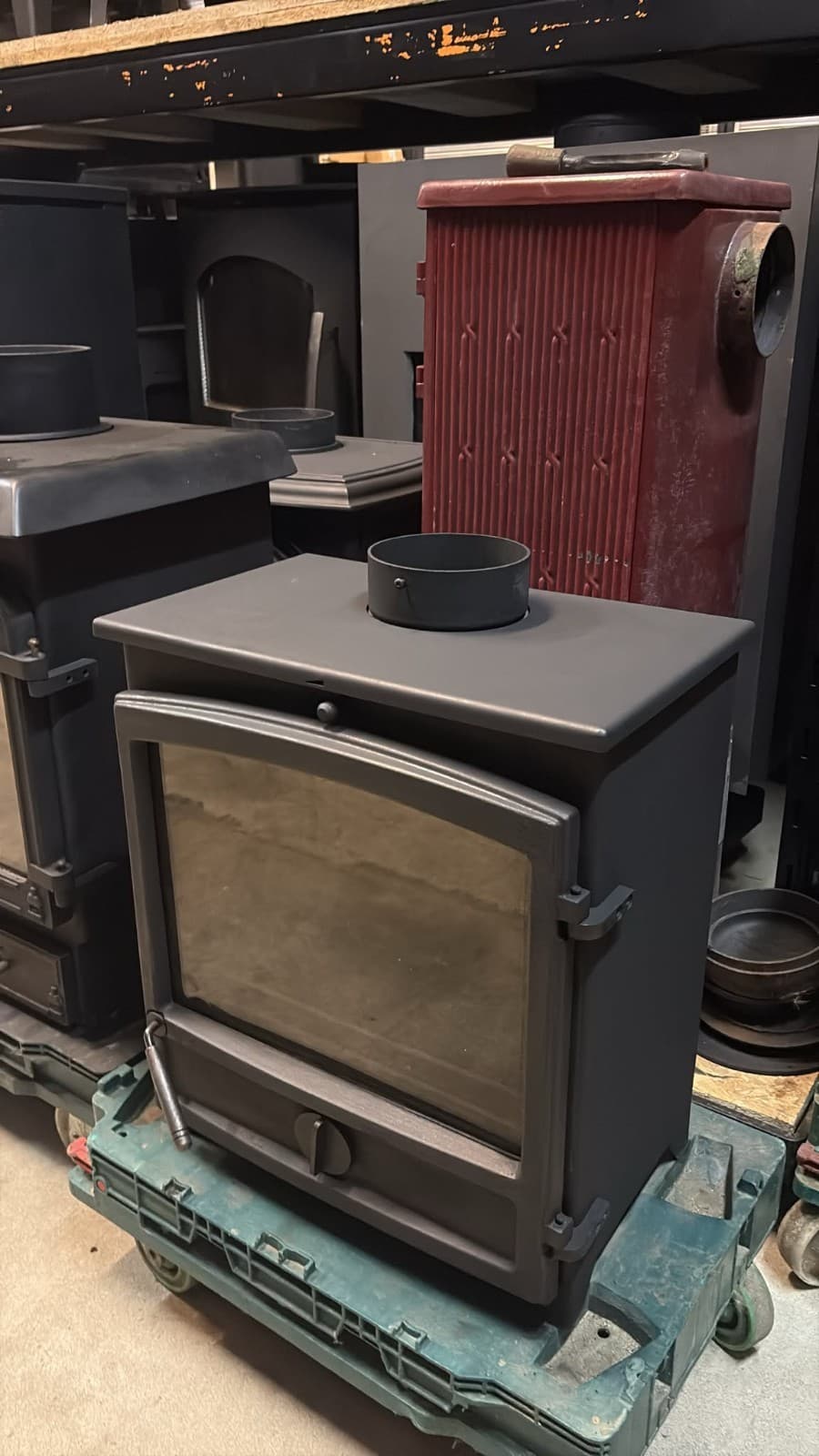 Fireline FX Wide Screen 5kW Multi-Fuel Stove  (log,wood+burner), , 🚚🚚🚚 — view 4