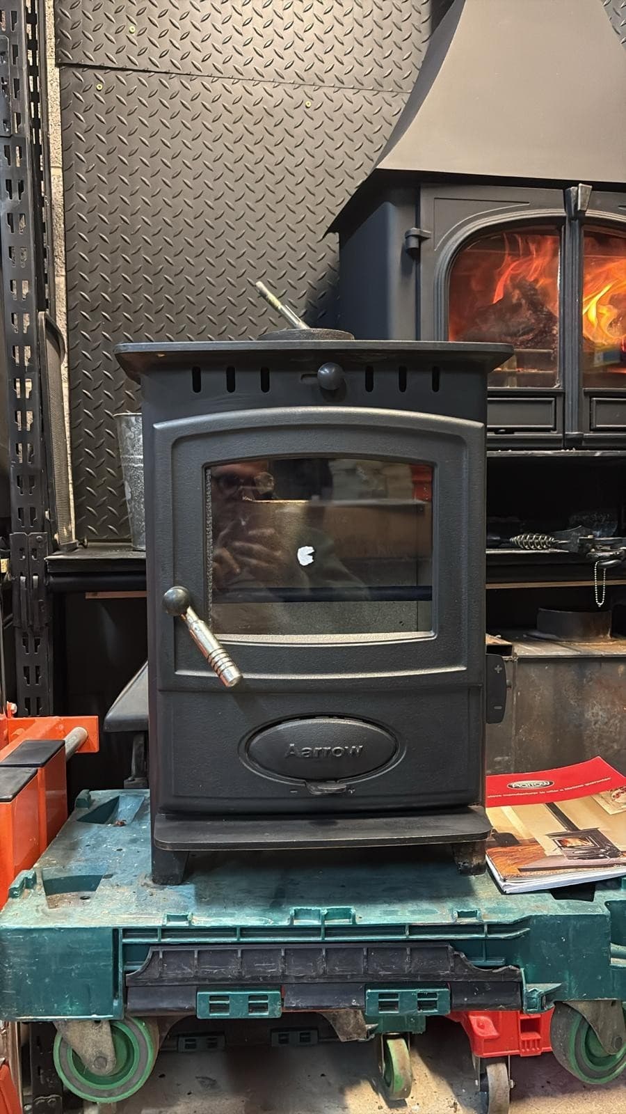 Aarrow Hamlet Solution 4Kw Multifuel Stove, (log,wood,coal+burner)🚚🚚🚚🚚 3