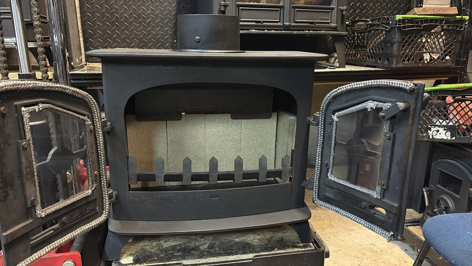 Yeoman EXE Stove 7 Kw, FLAT TOP STOVE, WOOD STOVE ,  (log,wood+burner), 🚚🚚 🚚 5