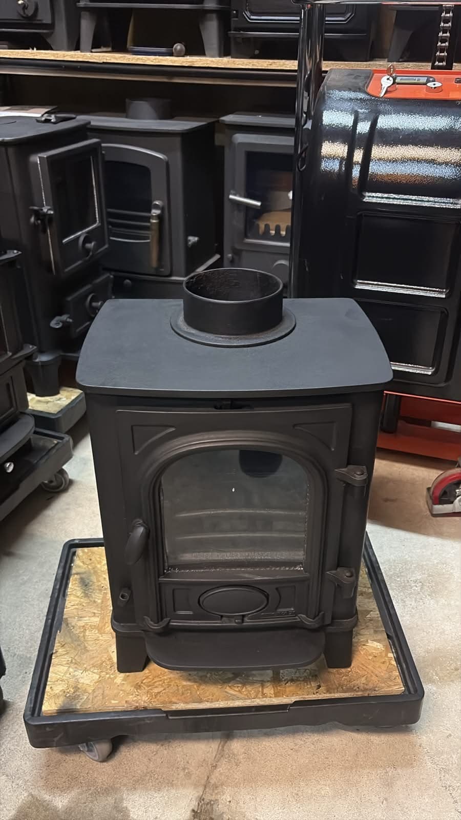 🔥 RESTORED “STOVAX STOCKTON 4   4KW Multifuel DEFRA stove Wood Log Burner 🔥 — view 2
