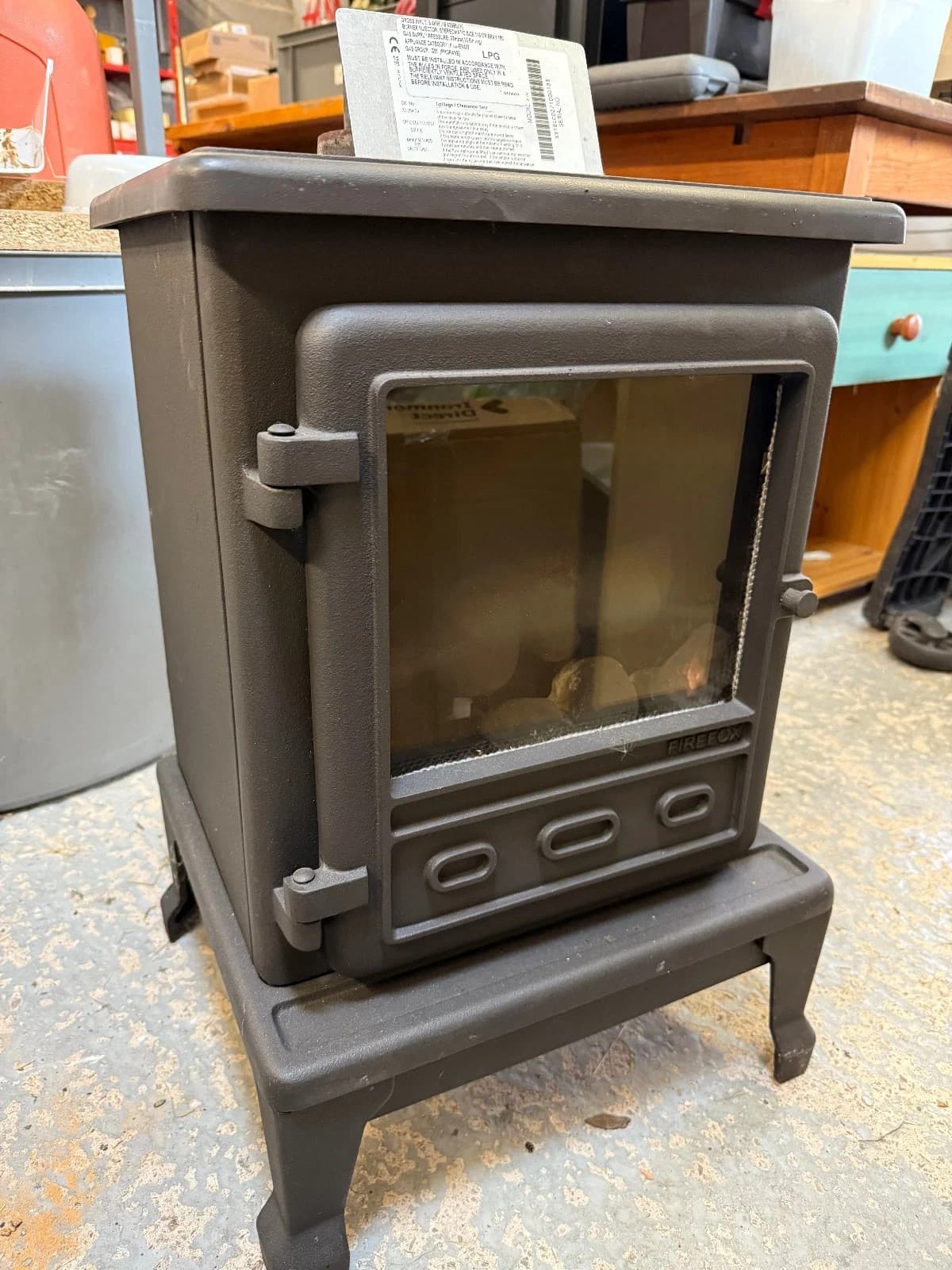Firefox LPG Gas Fire Stove 5 KW - Hardly used