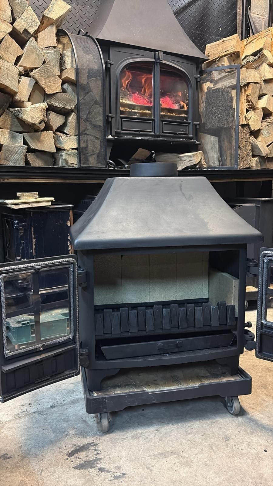 Hunter Herald 8 Stove 8kw, MULTIFUEL, COAL (log,wood+burner), 🚚🚚🚚 3