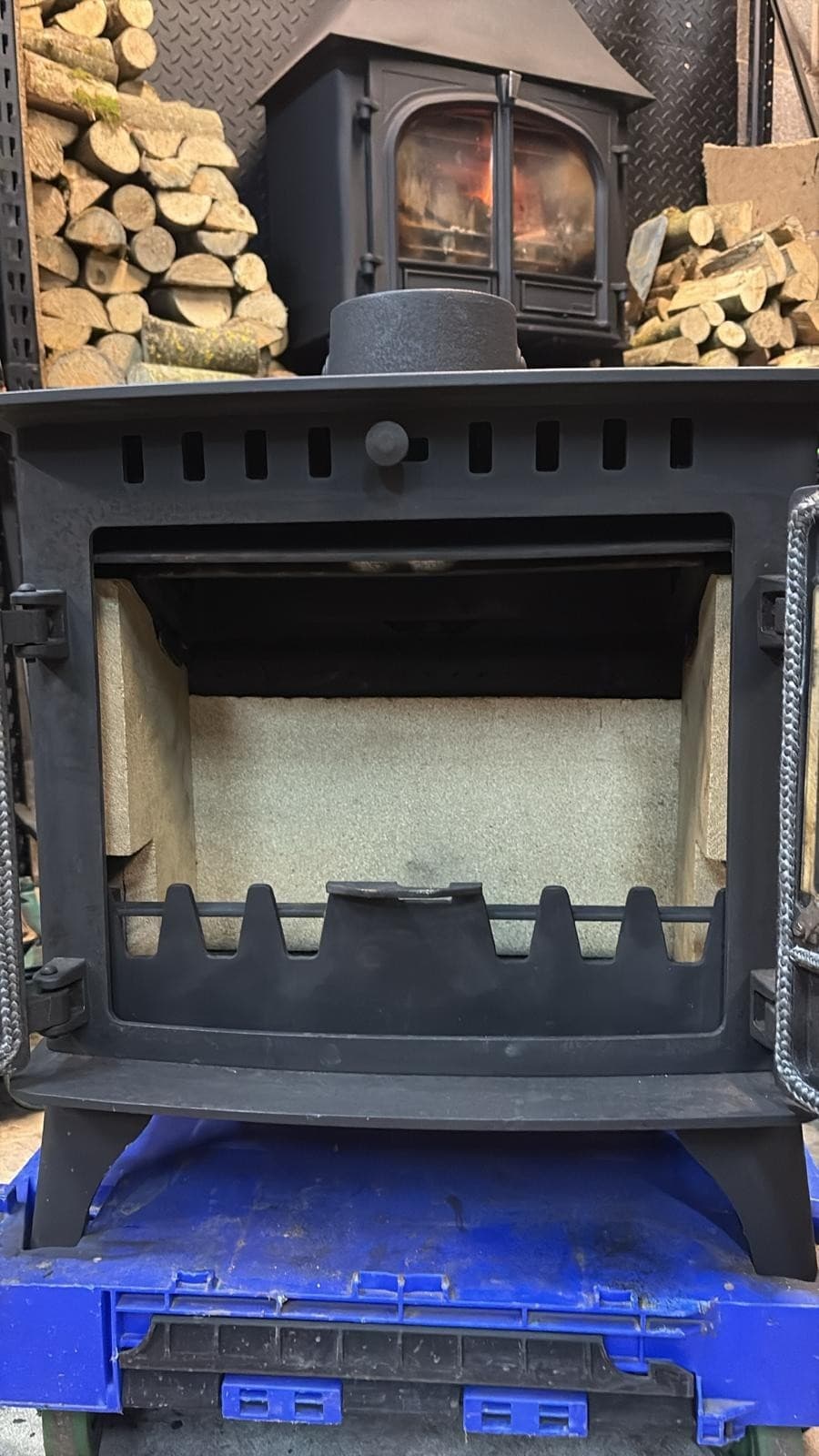 Hunter Herald 5 SLIMLINE  LOG BURNING Stove 8kw, Woodburner (log,wood+burner)🚚 5