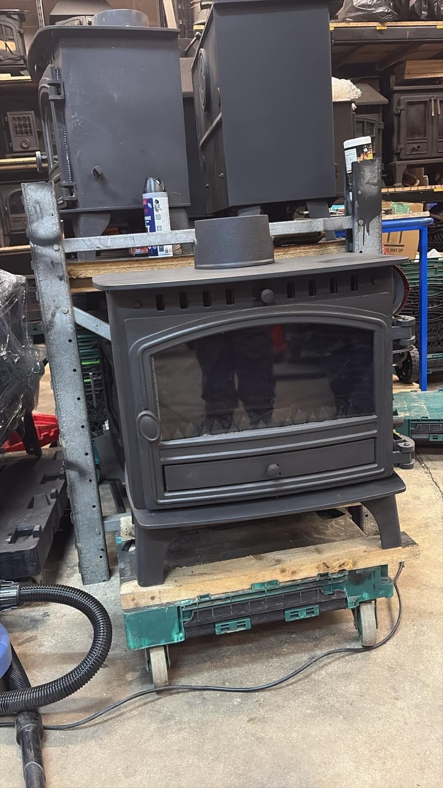 Hunter Herald 8 Stove 8kw, BOILER, MULTIFUEL, (log,wood+burner), , 🚚🚚🚚 3