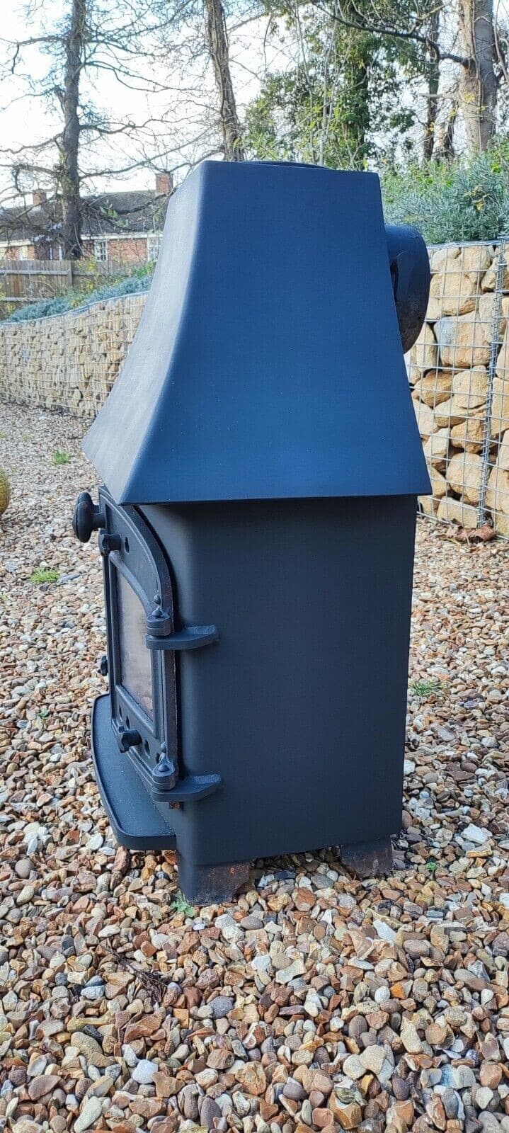 Villager Flatmate 7kw, STOVE,WoodBurner, (log,wood+burner), DEFRA, eco stove — view 3