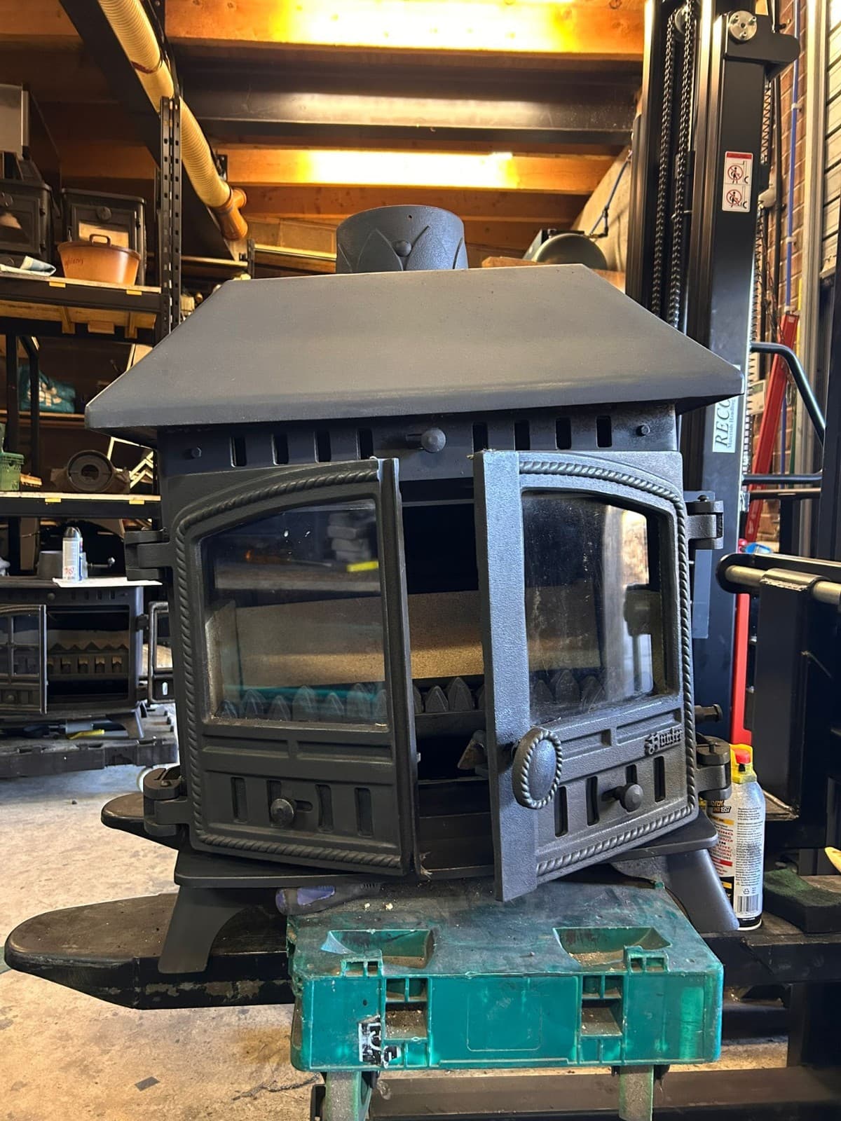 Hunter Herald 8 Stove 8kw, MULTIFUEL, COAL (log,wood+burner), 🚚🚚🚚 3