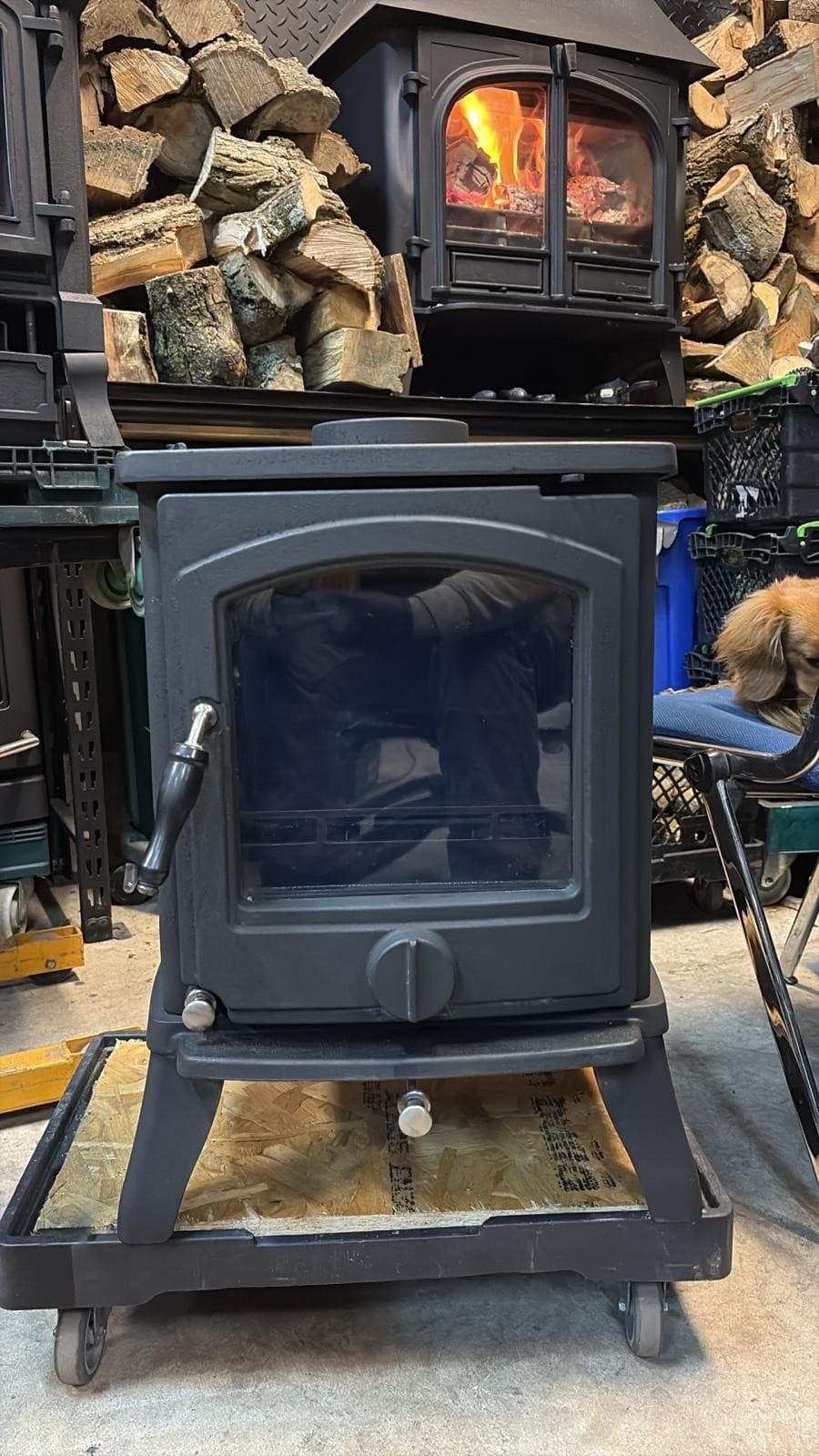 Broseley Cast Iron Stove, 5kW, MULTIFUEL, (log,wood+burner), DEFRA 🚚🚚 4