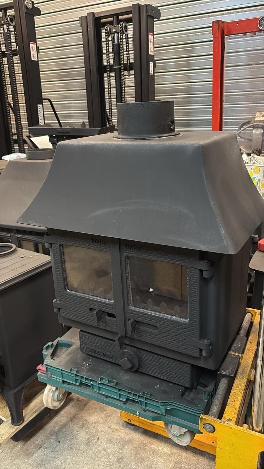 WOODWARM Canopy Stove, 7kW MULTIFUEL, (log,wood+burner), 🚚🚚🚚 4