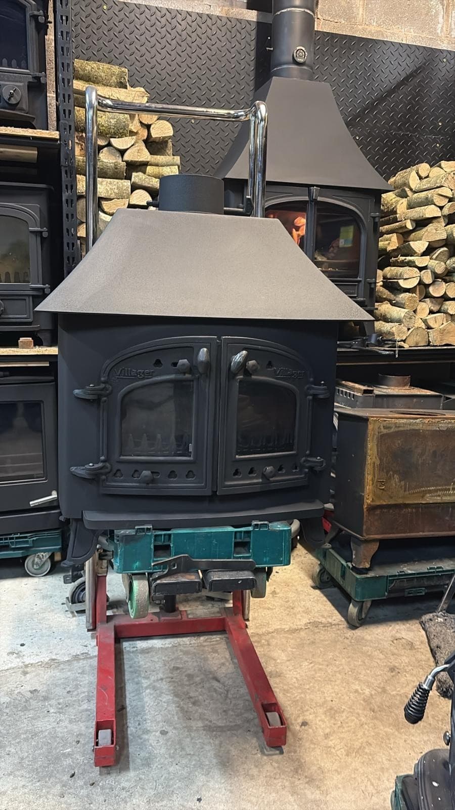 Villager A Range Stove, 12KW Stove MULTIFUEL, (log,wood+burner), DEFRA, 🚚🚚 2