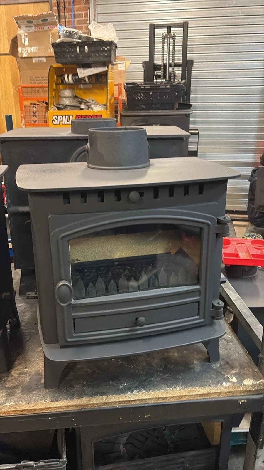 Hunter Herald 6  Stove 6kw, MULTIFUEL, (log,wood+burner),  🚚🚚🚚 5