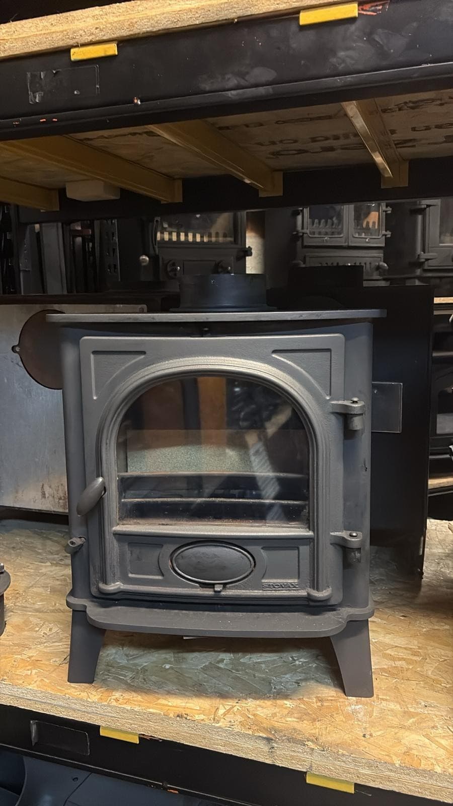🔥 RESTORED “STOVAX STOCKTON 5” 5KW Multifuel DEFRA stove Wood Log Burner 🔥 4