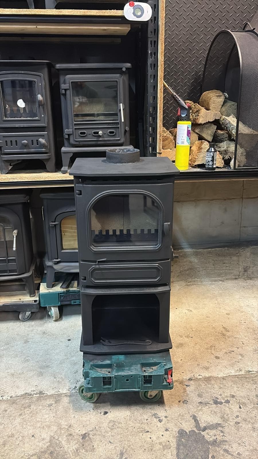 Dunsley Highlander 5 Stove on stand 5kw, , MULTIFUEL, (log,wood+burner) 🚚 5