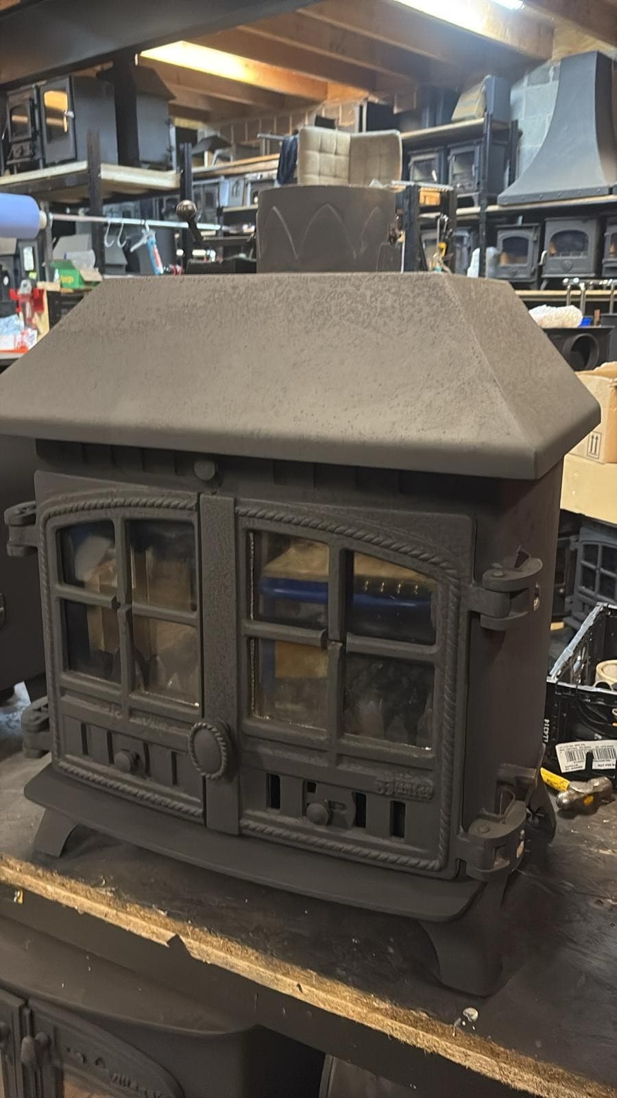 Hunter Herald 8 Stove 8kw, BOILER, MULTIFUEL, (log,wood+burner), , 🚚🚚🚚 3