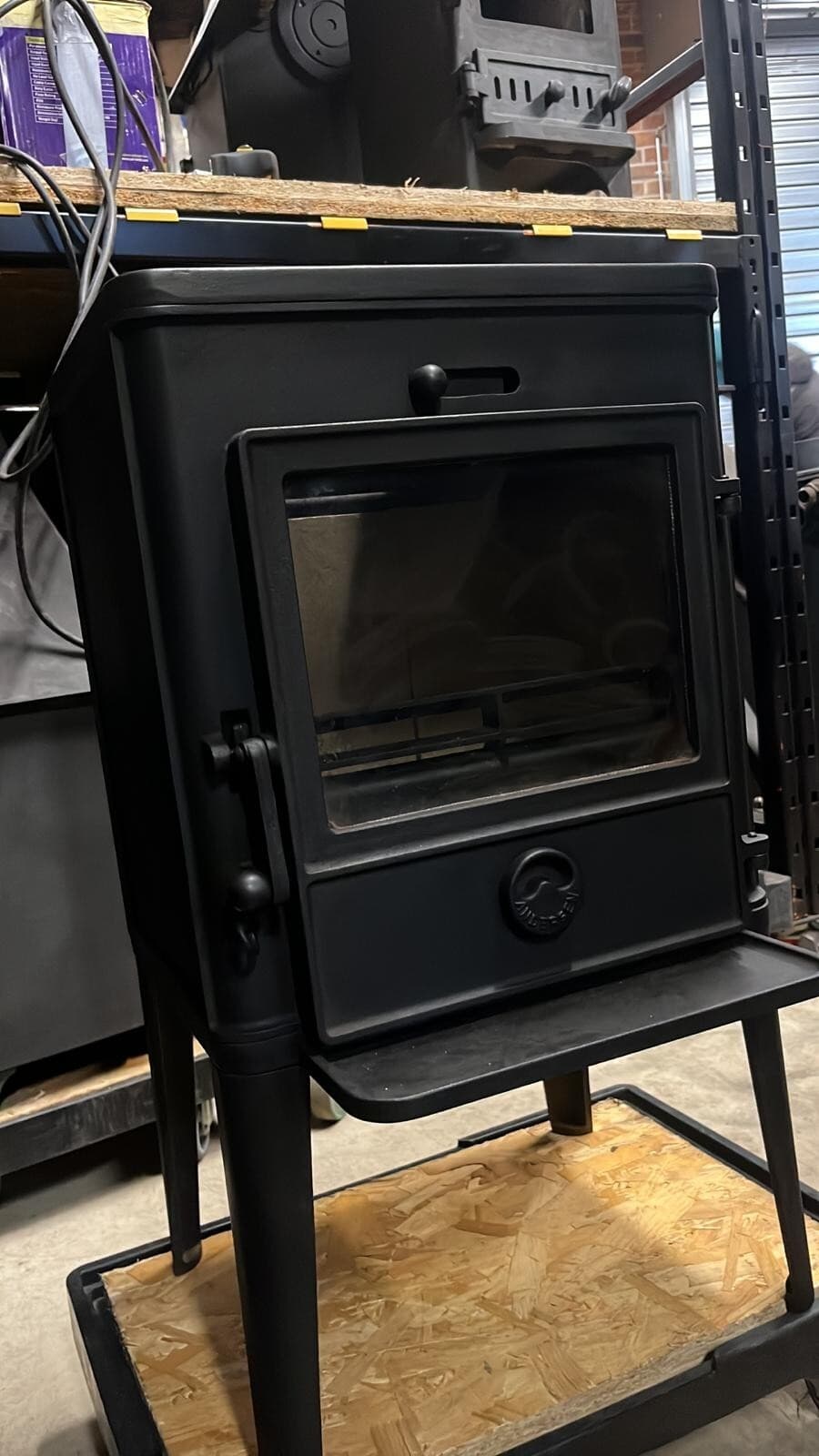 Scan Anderston Scandinavian Scandi, Vintage, Cast iron stove. Restored 5