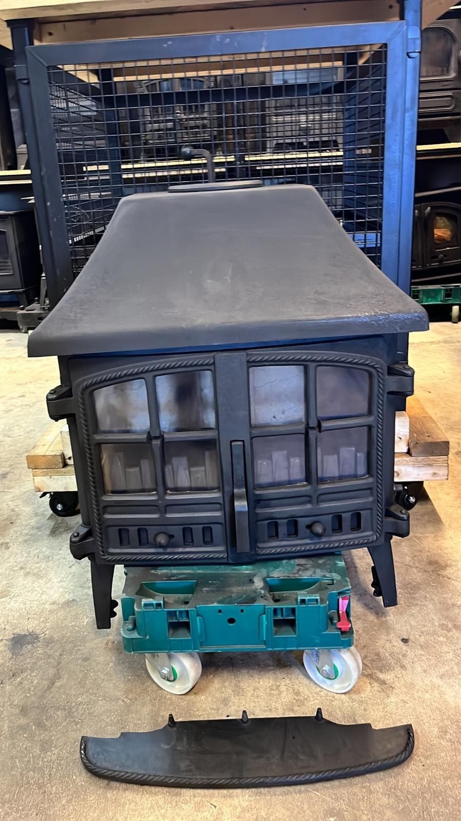 Hunter Herald 8 Stove 8kw, MULTIFUEL, (log,wood+burner), CANOPY STOVE🚚🚚🚚 5