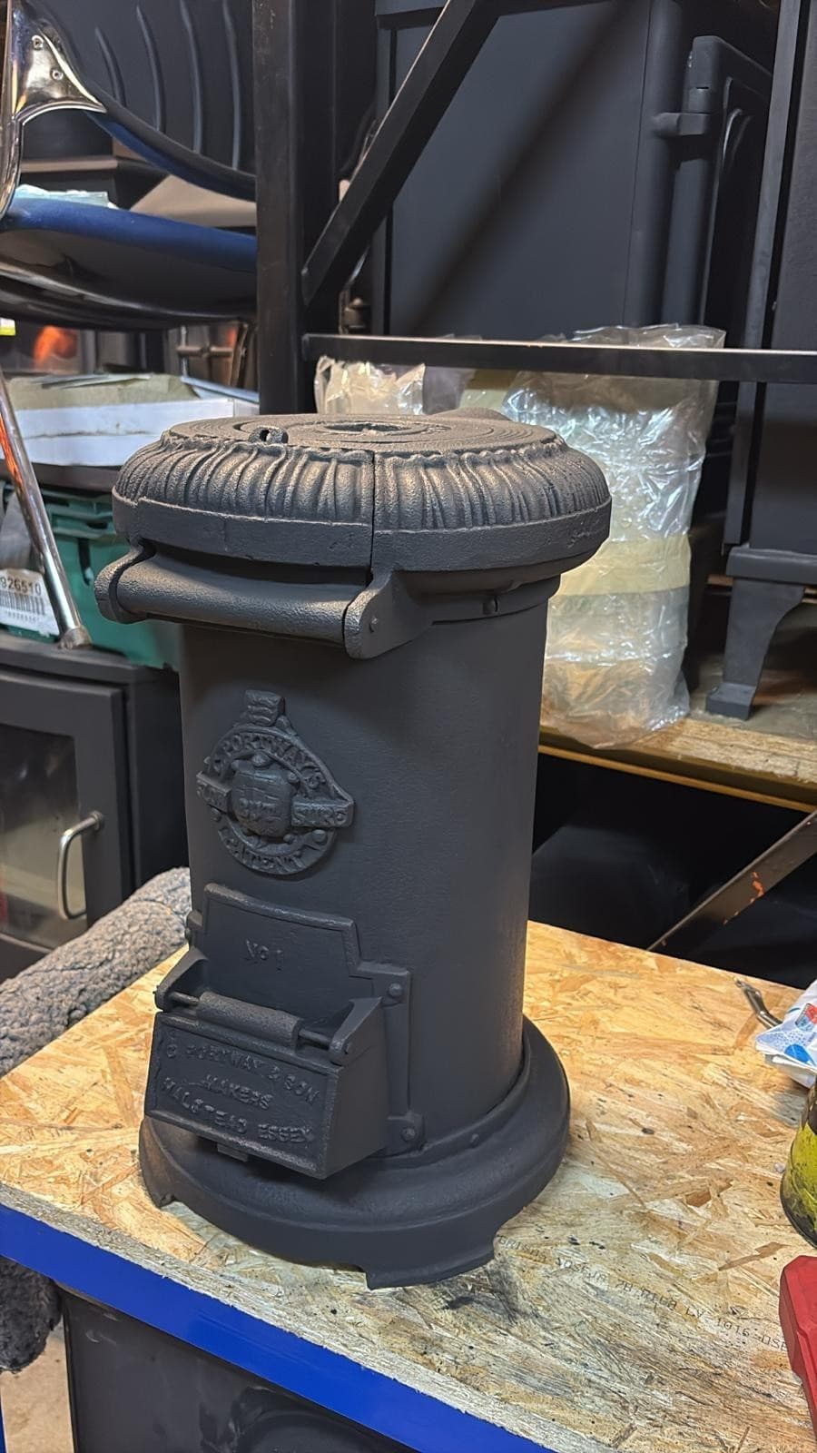 VINTAGE The Tortoise No1 Stove LOG BURNER WOOD BURNING STOVE 4-5KW BRAND NEW 3