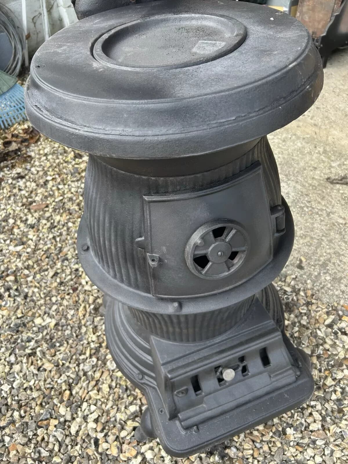 Large pot belly stove MULTIFUEL, 90X50CM  MULTIFUEL, (log,wood+burner) 🚚🚚