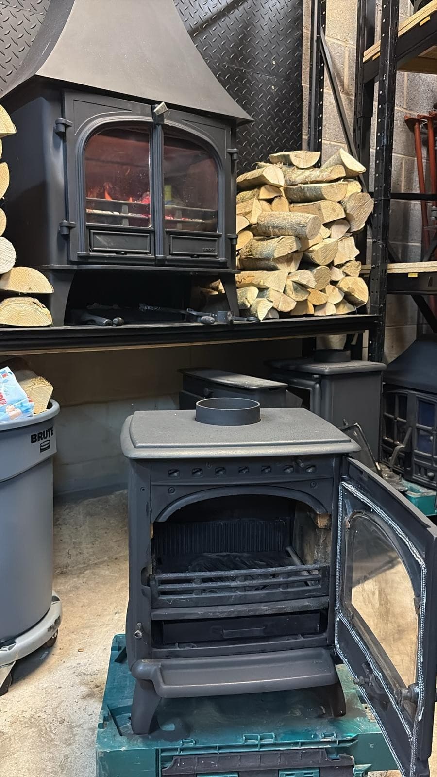 DRU - DRUID 5kw  Stove MULTIFUEL, (log,wood+burner), DEFRA, stove🚚 2