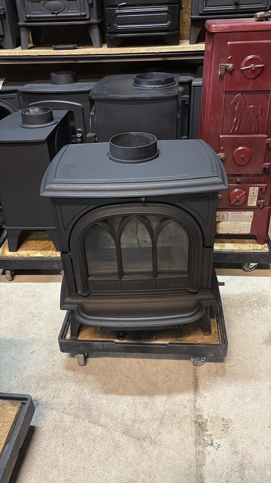 🔥 RESTORED “STOVAX HUNTINGDON 25” 5KW Multifuel DEFRA stove Wood Log Burner 🔥 — view 5