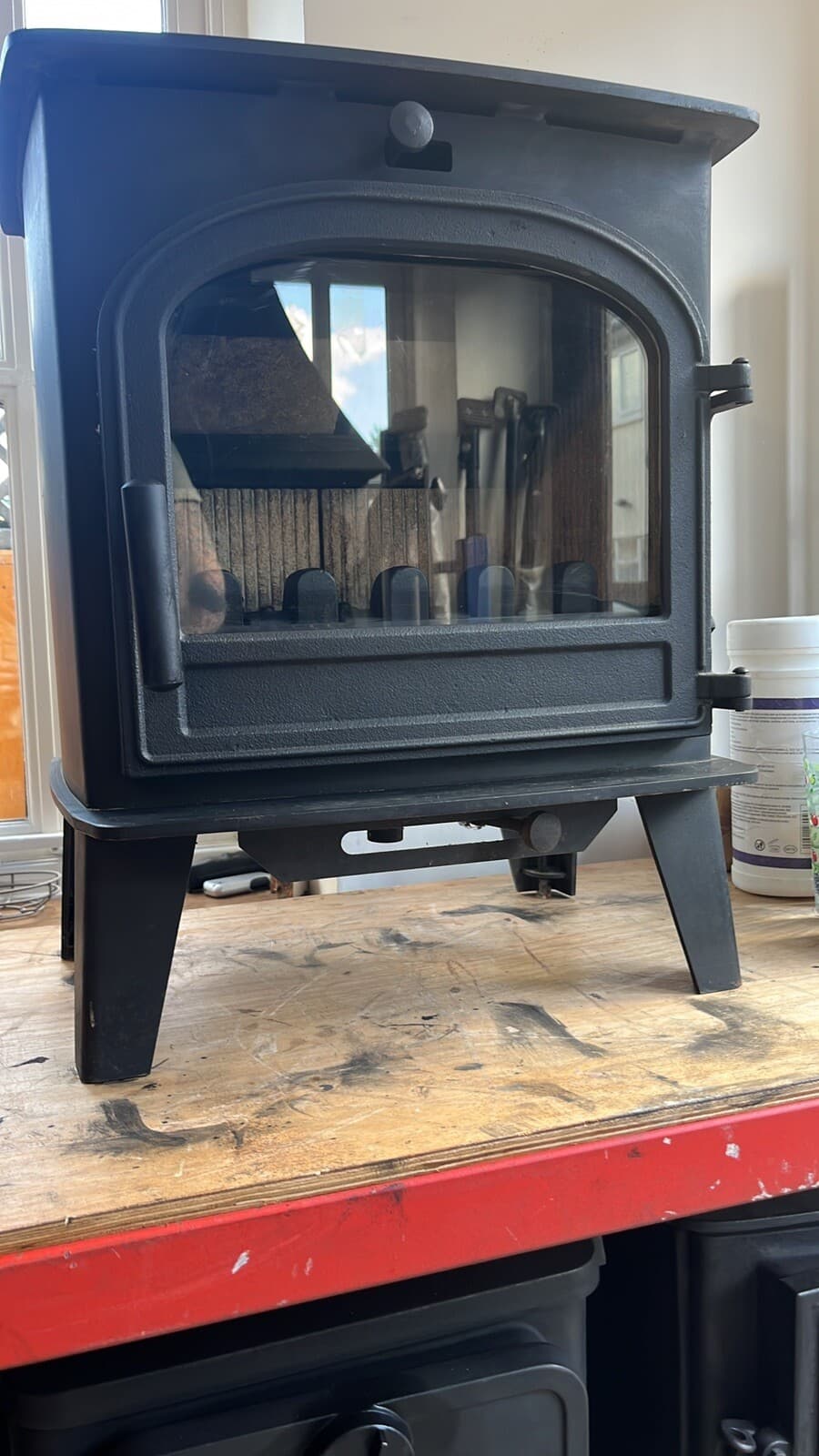 Hunter Cleanburn Lovenholm Stove, MULTIFUEL, (log,wood+burner), DEFRA, eco stove 5