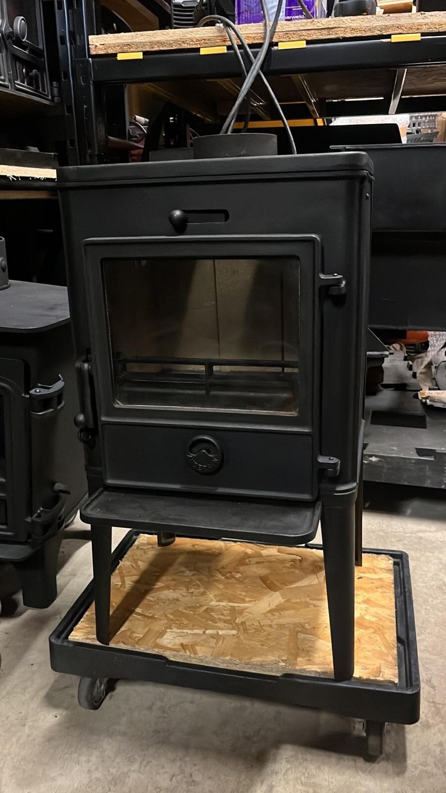 Scan Anderston Scandinavian Scandi, Vintage, Cast iron stove. Restored 3